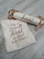 Manta bordada con frase - Imagen 2