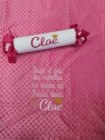 Manta bordada con frase - Imagen 3