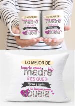 Pack cojin y taza personalizado - Imagen 7