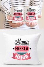 Pack cojin y taza personalizado