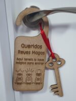 Colgador puerta Reyes Magos con llave - Imagen 3