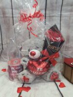 Oso de peluche, rosa con nombre y patatas - Imagen 6