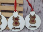 Bola Navidad Reno personalizada - Imagen 3
