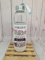 Botella de cristal con funda - Imagen 2